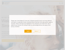 Tablet Screenshot of dentsply.com.au