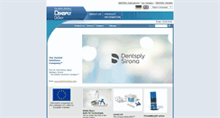 Desktop Screenshot of dentsply.eu